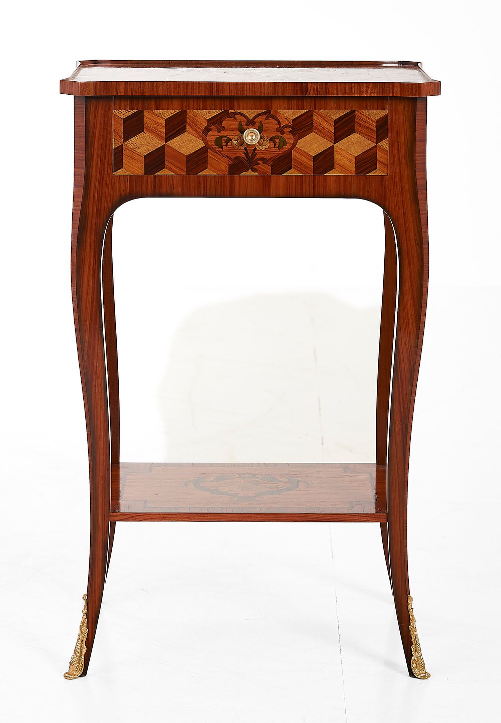 Lot 760A: Louis XVI style side table "Brodat" is a premier example of the Transition period