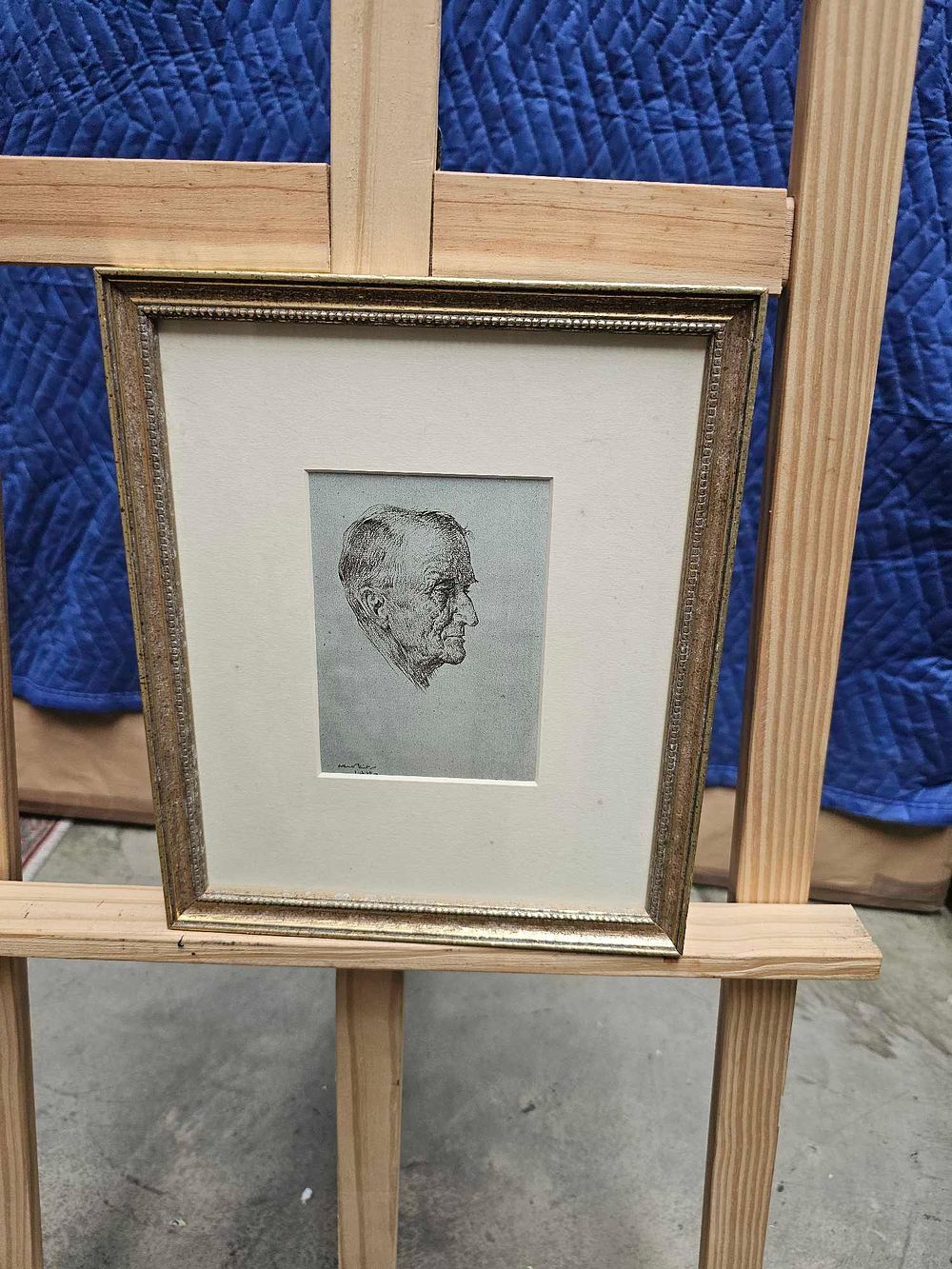 Lot 623: * Framed Print Head Study Of A Man Glazed And Framed 23 X 28cm (RC30416)