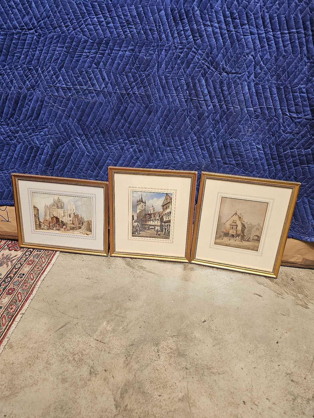 Lot 690: * A Set Of 3 Prints Stanfield's Coast Scenery