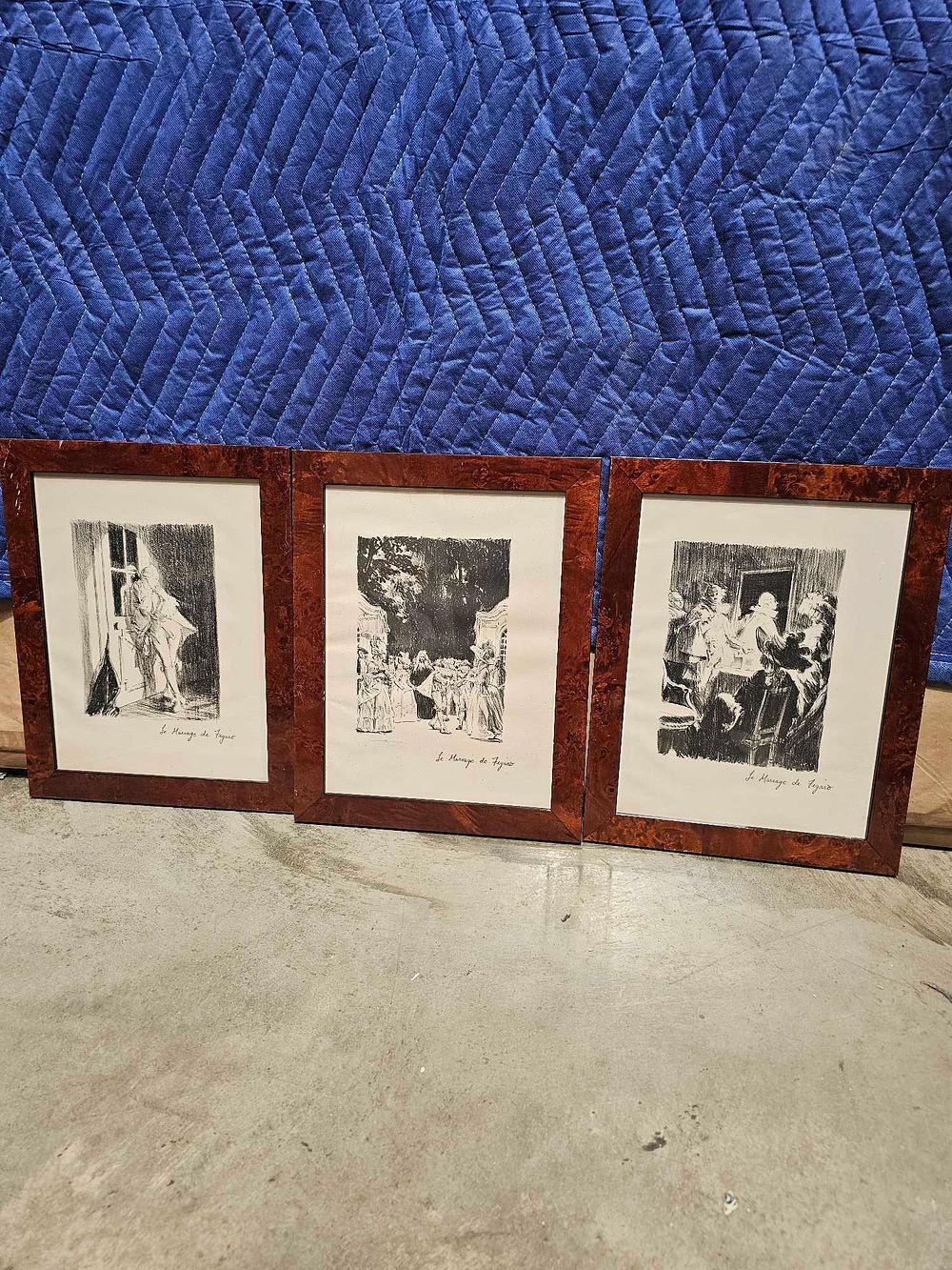 Lot 700: * A Set Of 3 Prints Depicting Scenes Illustration Depicting