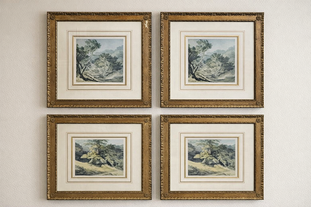 Lot 169: * Set of 4 Landscapes after Powell White (Ref 049)