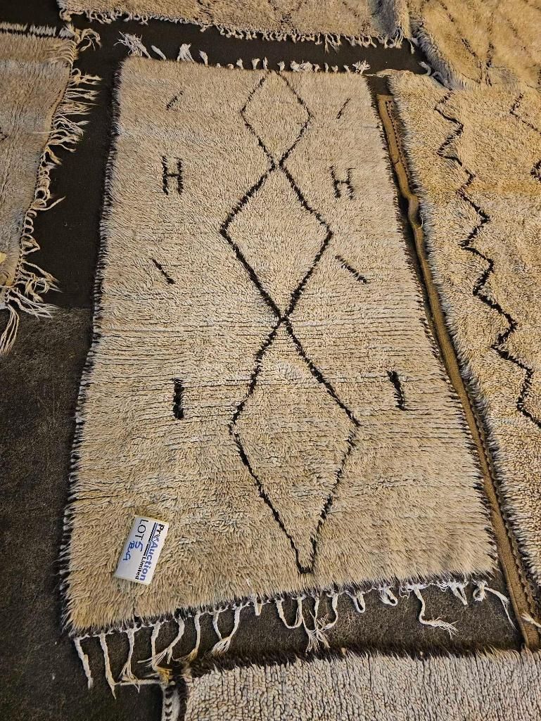 Lot 245: * Beni Ouarain Pile Rug – Morocco, Sourced from Larusi (SCRug5)