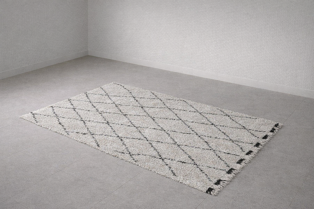 Lot 252: * Beni Ouarain Pile Rug – Morocco, Sourced from Larusi (SCRug13)