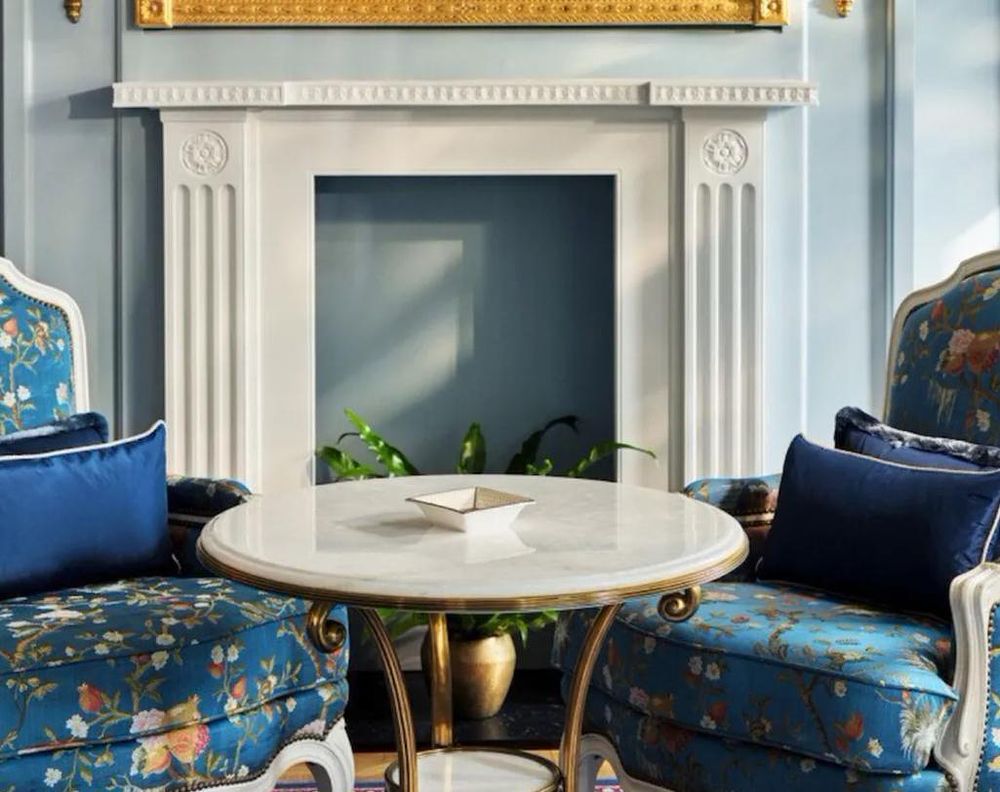 Lot 301: * Chesney's Statuary Marble Fireplace – Regency Style