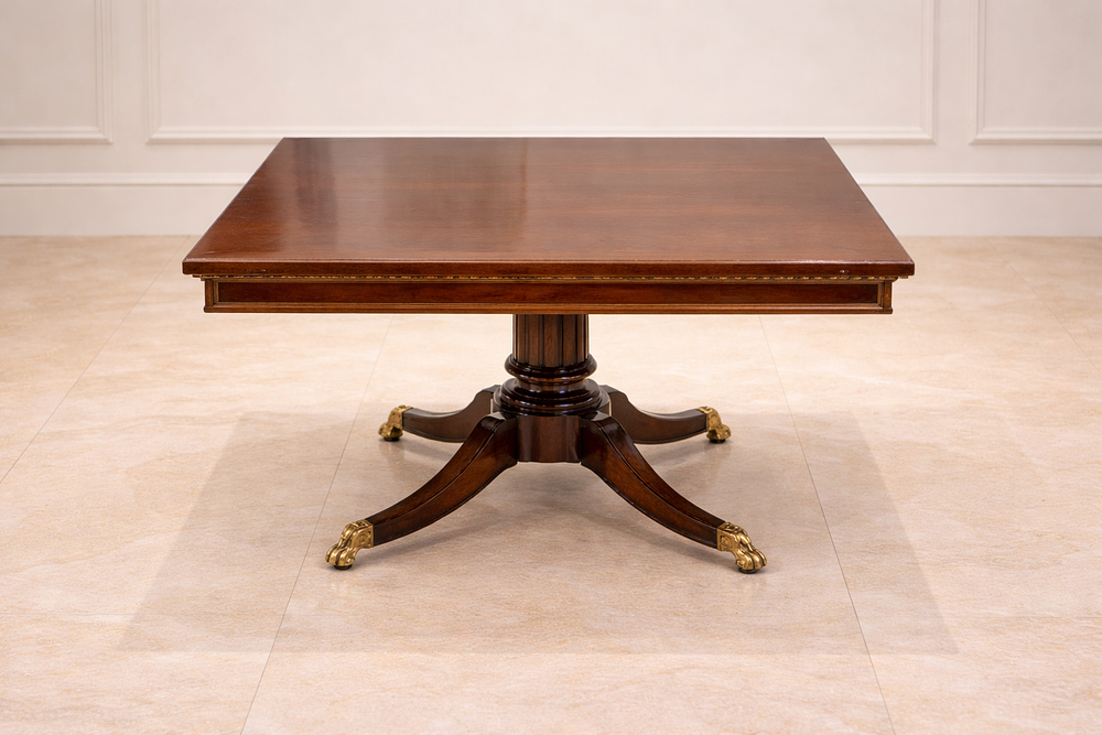 Lot 540: * Regency Mahogany Dining Table