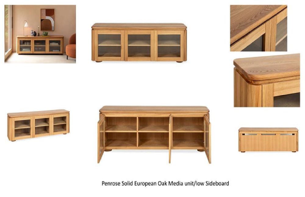 Lot 589: * Penrose Media Unit / Low Sideboard