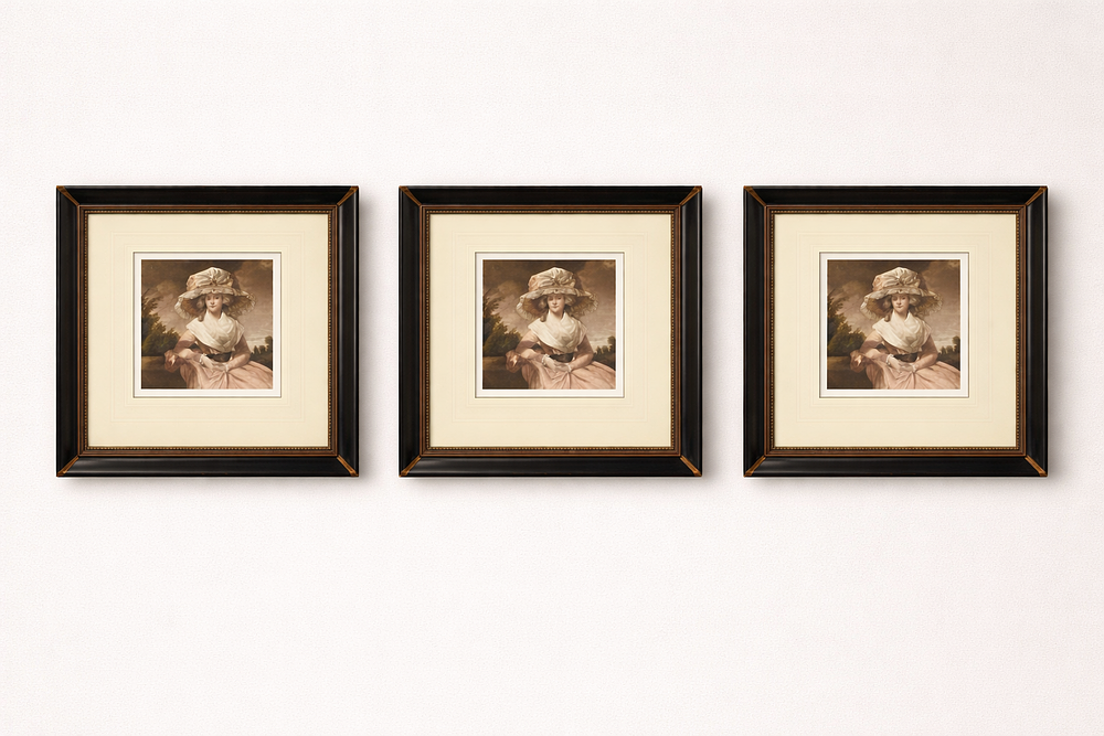 Lot 639: * Set of Three Framed Prints — Mrs Drummond Smith after George Romney