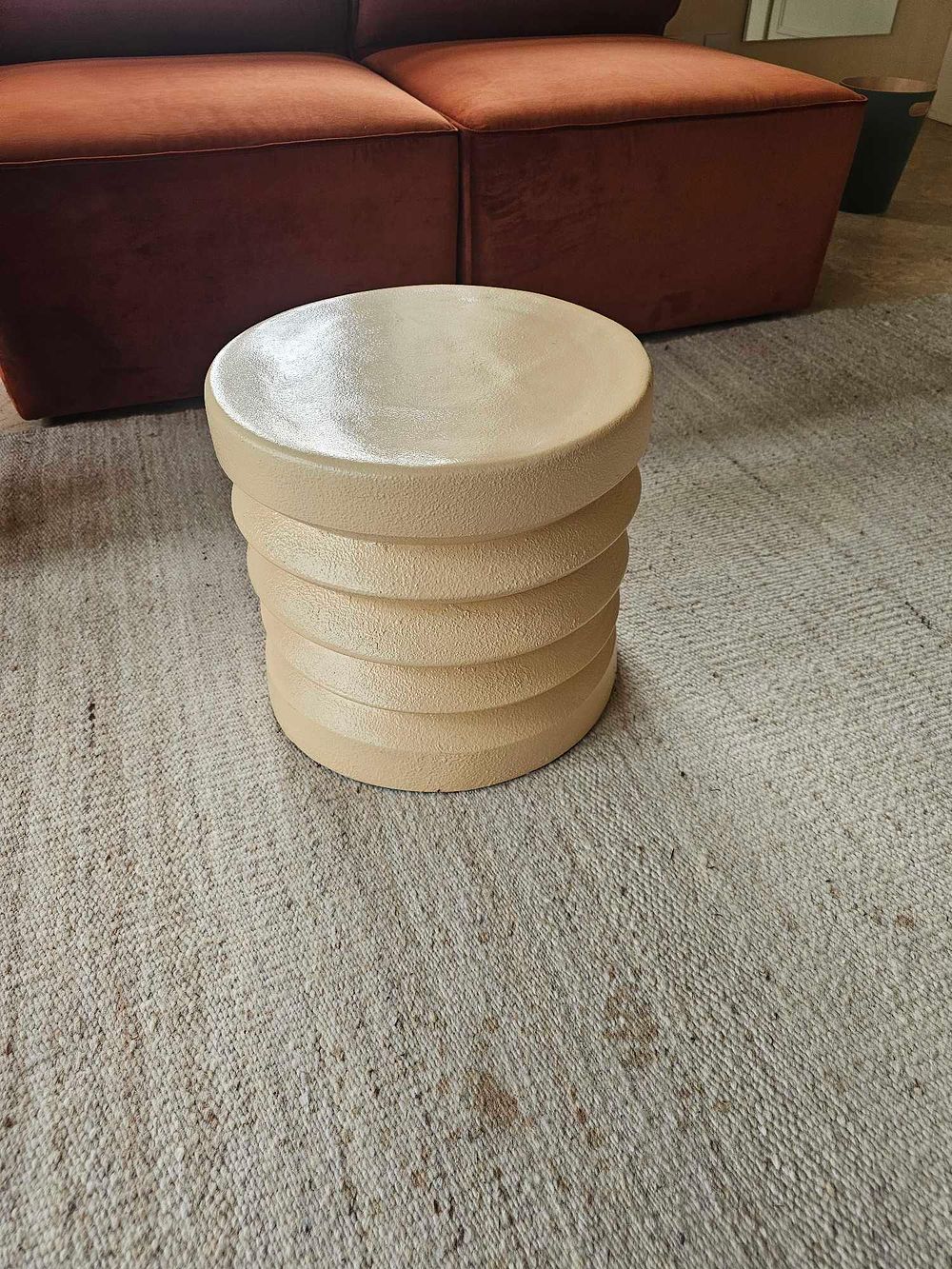 Lot 461: * Stoneware Side Table by Dutch design house HKliving