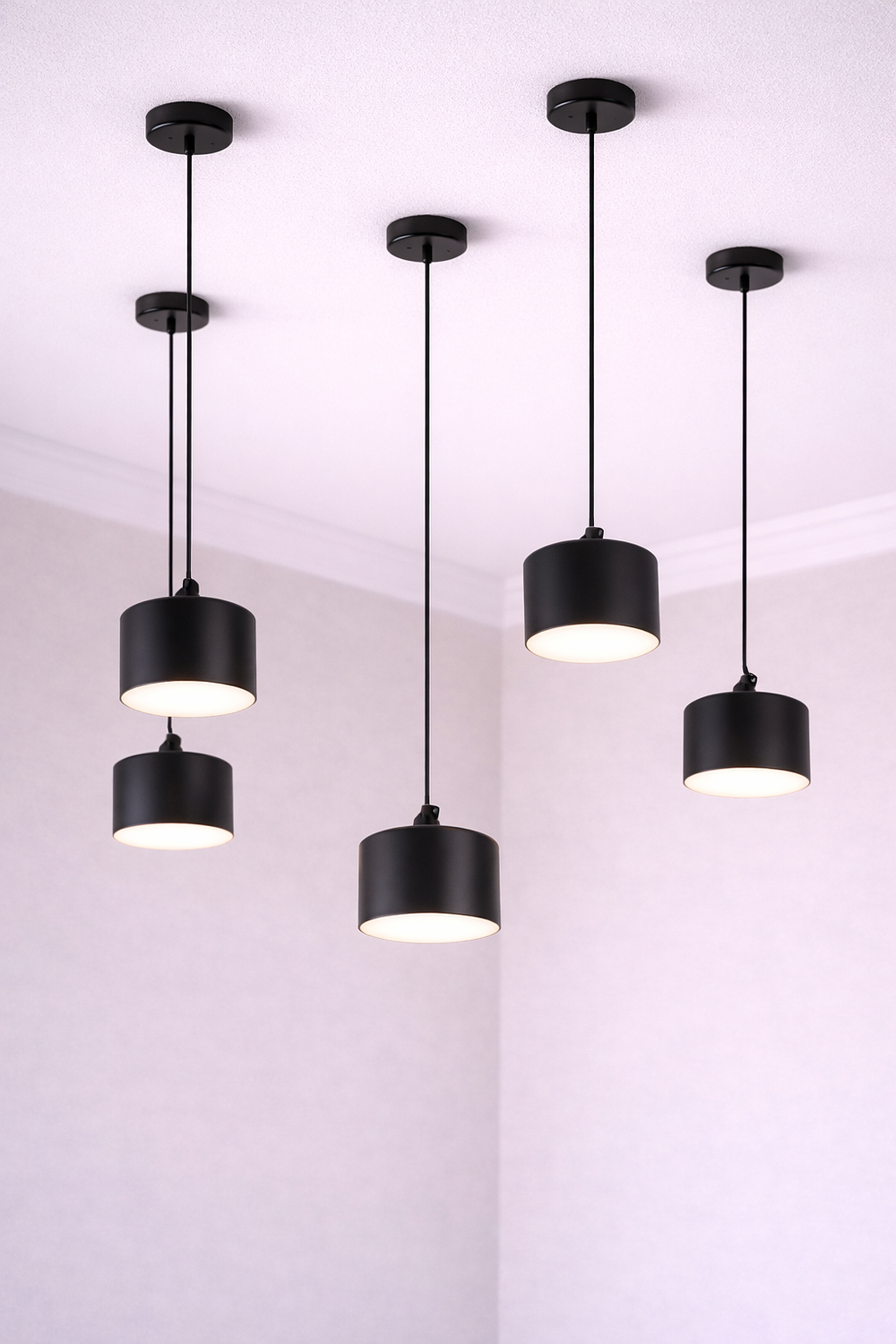 Lot 156: * I-Lite Aim-Inspired 5-Light Multipoint Pendant