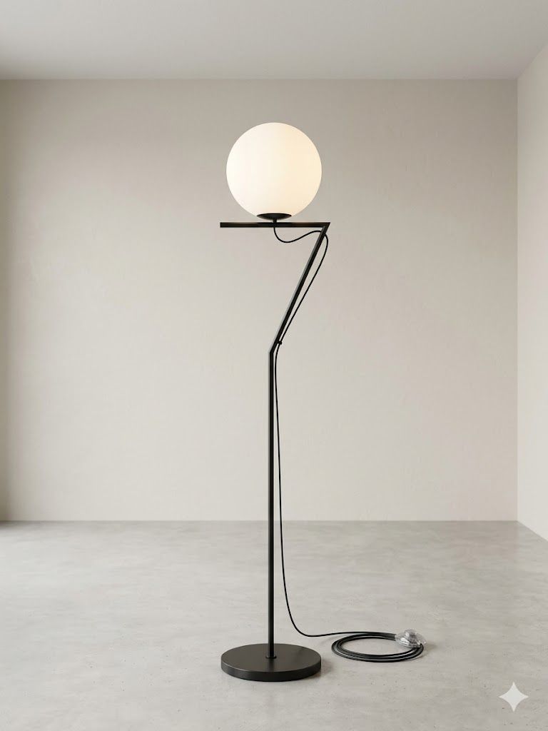 Lot 188: * I-Lite IC-Inspired Black Floor Lamp