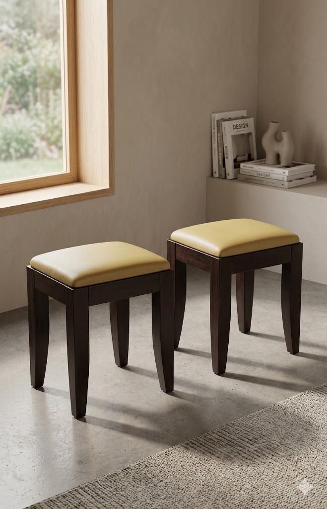 Lot 528: * Pair of Decca Transitional Stools