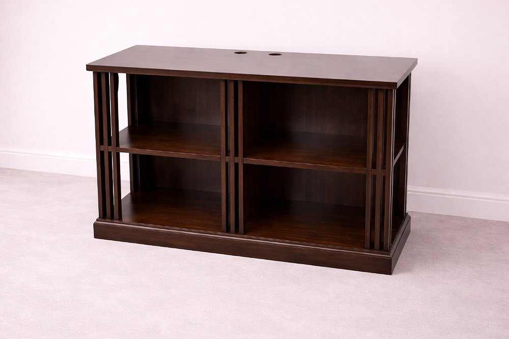 Lot 655: * Decca Contemporary Slat-Detail Console Table
