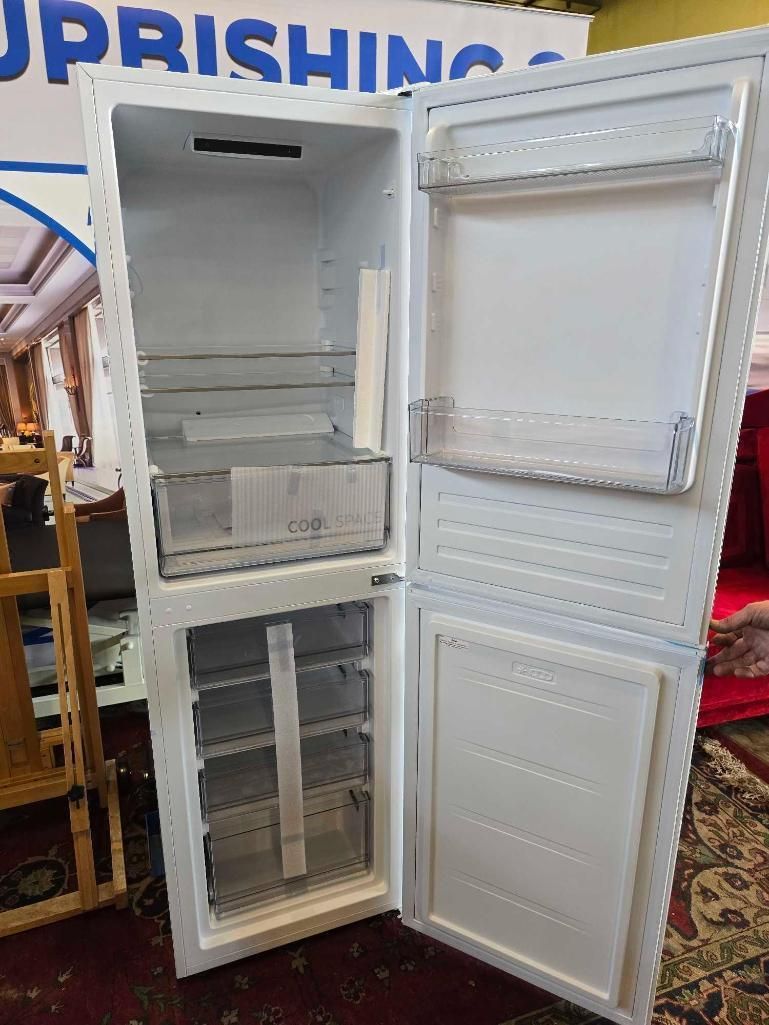 Lot 724: * Hoover H-FRIDGE 300 HOCT3L517EWK-1 176cm 50/50 Fridge Freezer