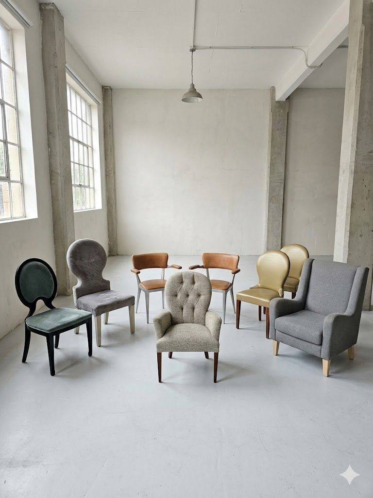 Lot 791: * A collection of eight various seating pieces