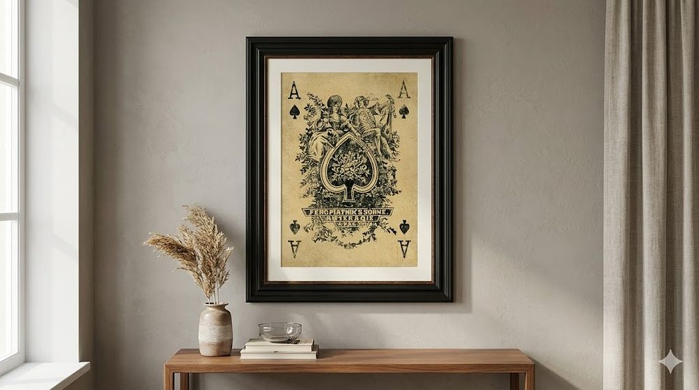 Lot 372: * Ace of Spades, a striking large-format framed A2 print