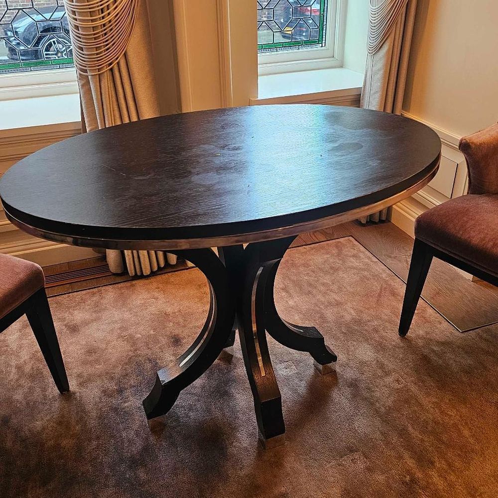 Lot 191: Noble Russell ovoid dining table