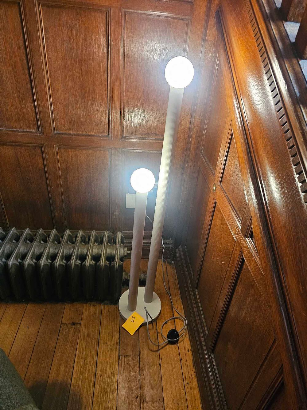 Lot 398: Graysen 2-Light Column Floor Lamp