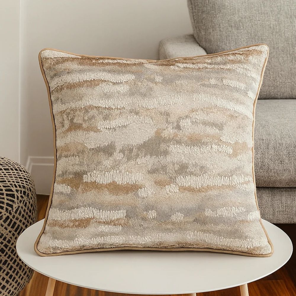 Lot 597: Luxury Donghia - Bark Cushion (100% Feather Filled)