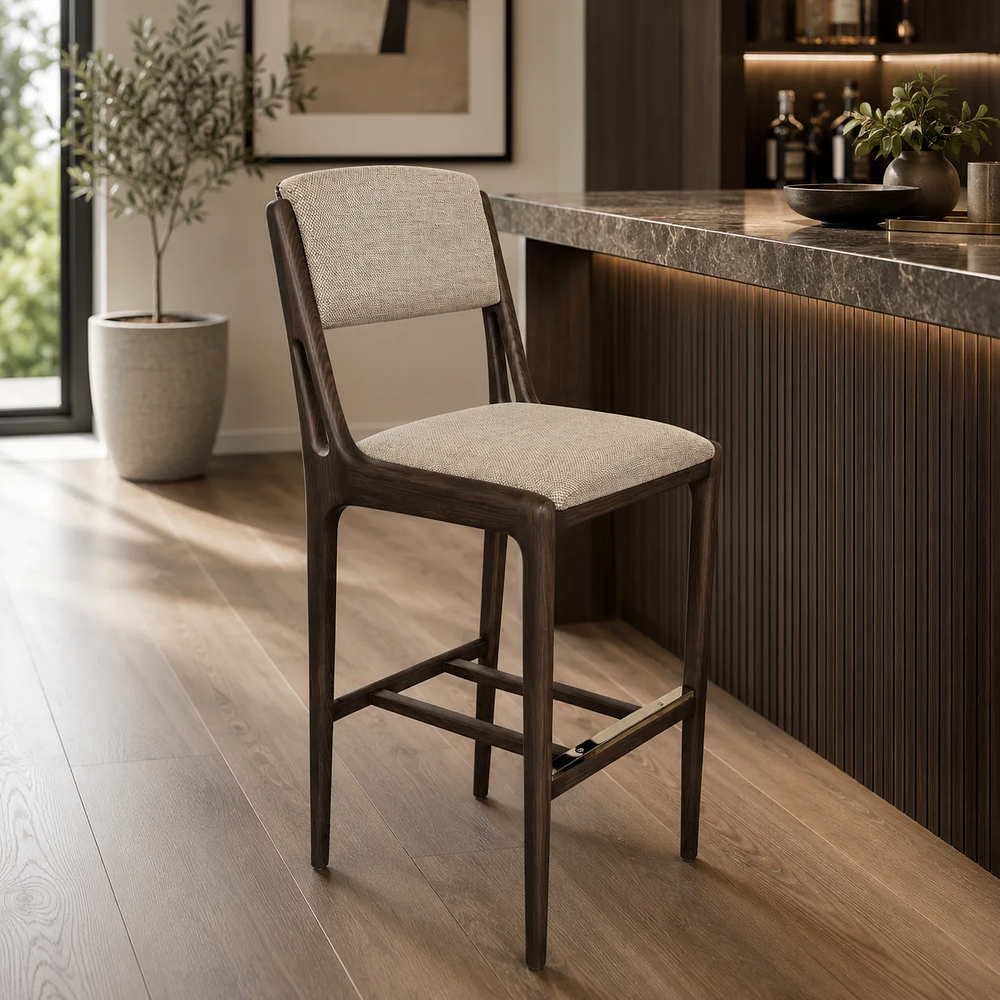 Lot 514: Clover Bar Stool Handsome Clover Bar Stool