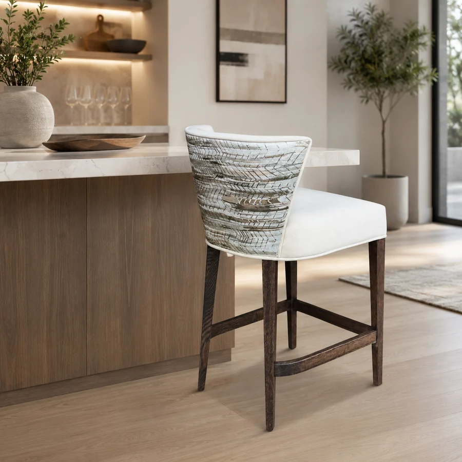 Lot 557: Fallon Bar Stool Refined Fallon Bar Stool