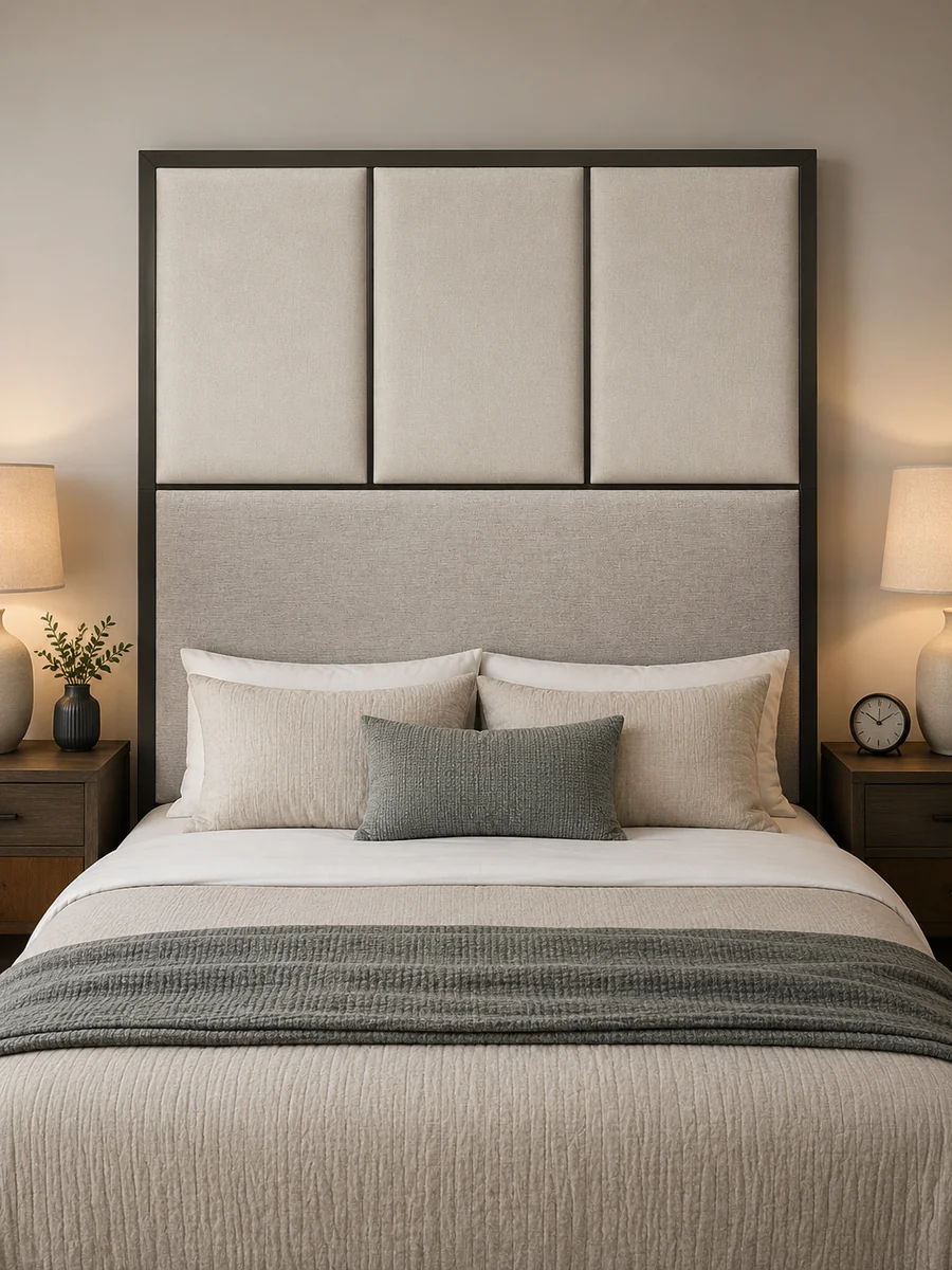 Lot 564: Manake - Superking Headboard Luxurious Manake Superking Headboard