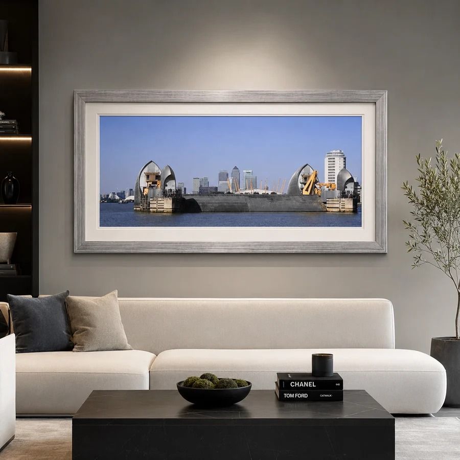 Lot 568: Thames Barrier Wall Art Impressive Thames Barrier Wall Art piece