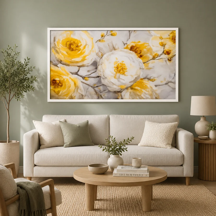 Lot 1054: Sunshine Wall Art Radiant Sunshine Wall Art piece