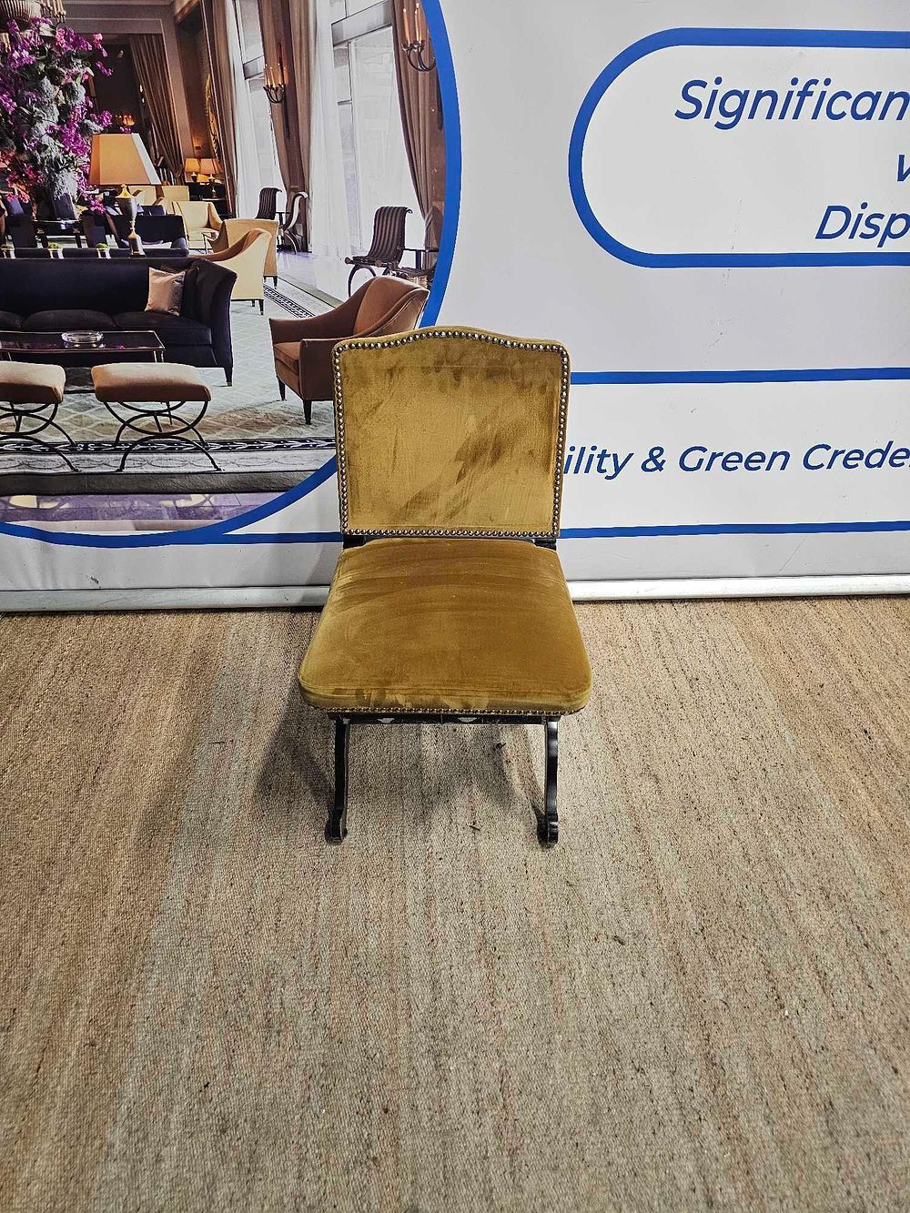Lot 1240: Curule Slipper Accent Chair Commissioned specifically for