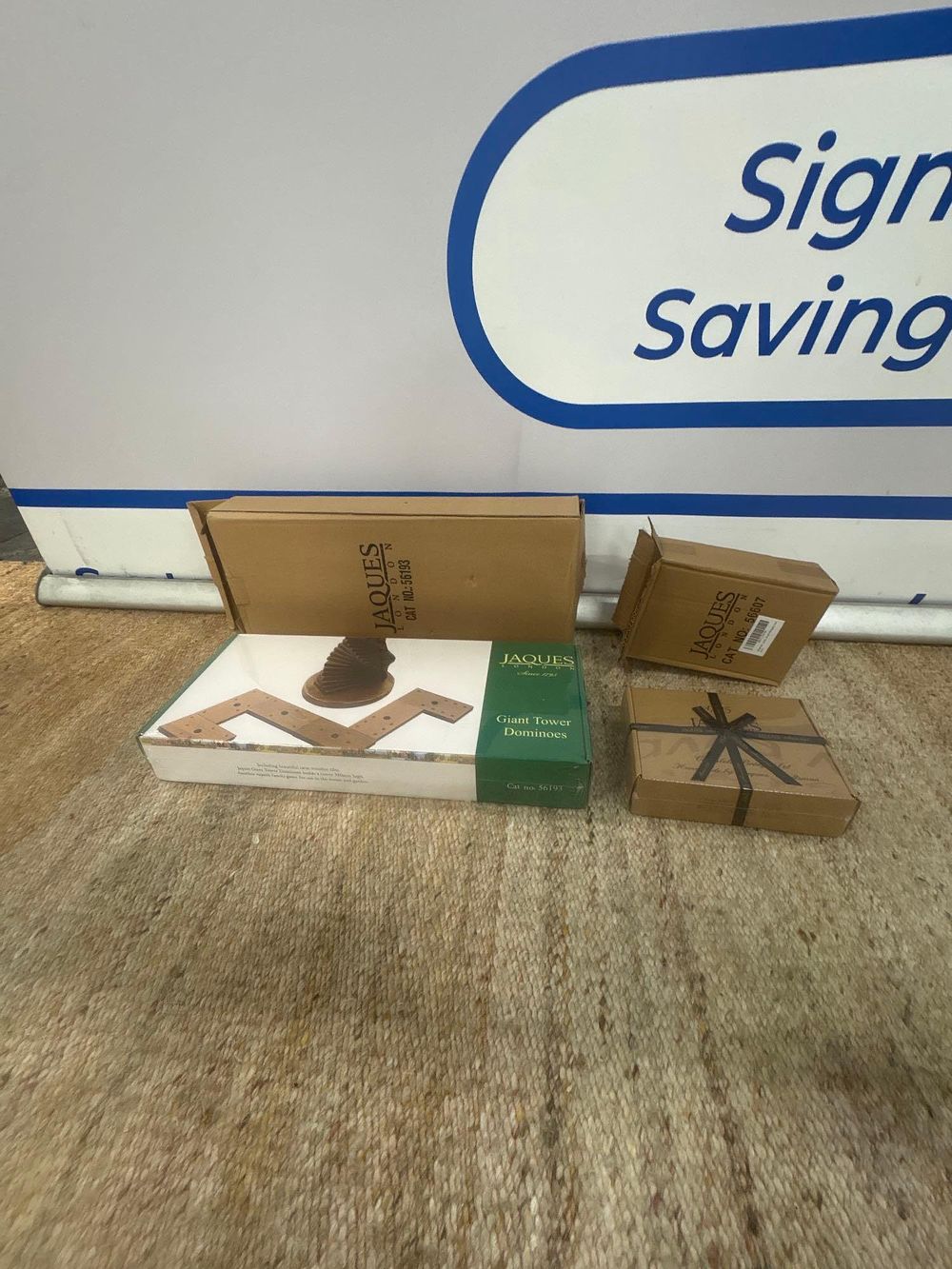 Lot 822: A lot comprising two new, boxed luxury gaming sets from premium British maker Jaques of London