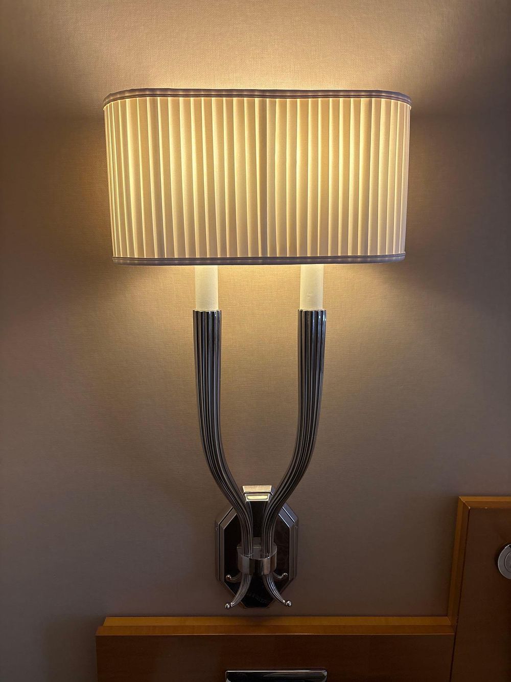 Lot 292: A Pair of Art Deco Style "Ruhlmann" Two-Light Wall Sconces by Chapman & Myers for Visual Comfort A