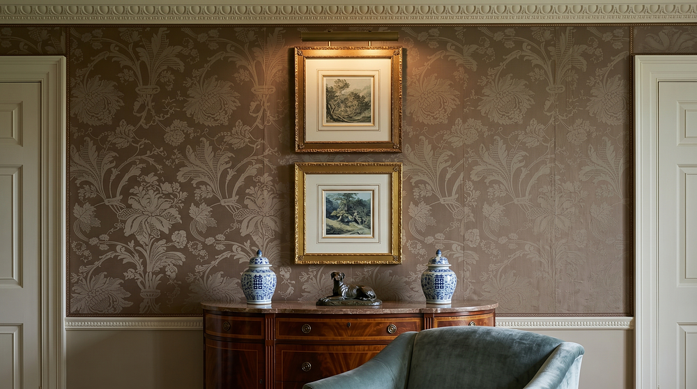 Lot 385: A Pair of Landscape Prints After John White Abbott (1763–1851)