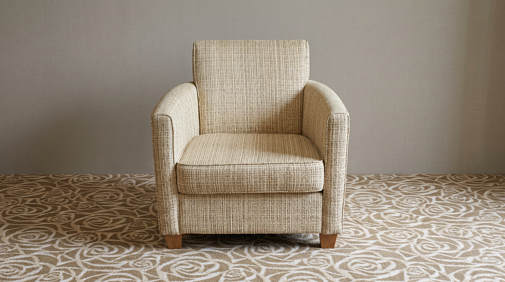 Lot 432: A Luxury Contemporary Tailored Track-Arm Club Chair