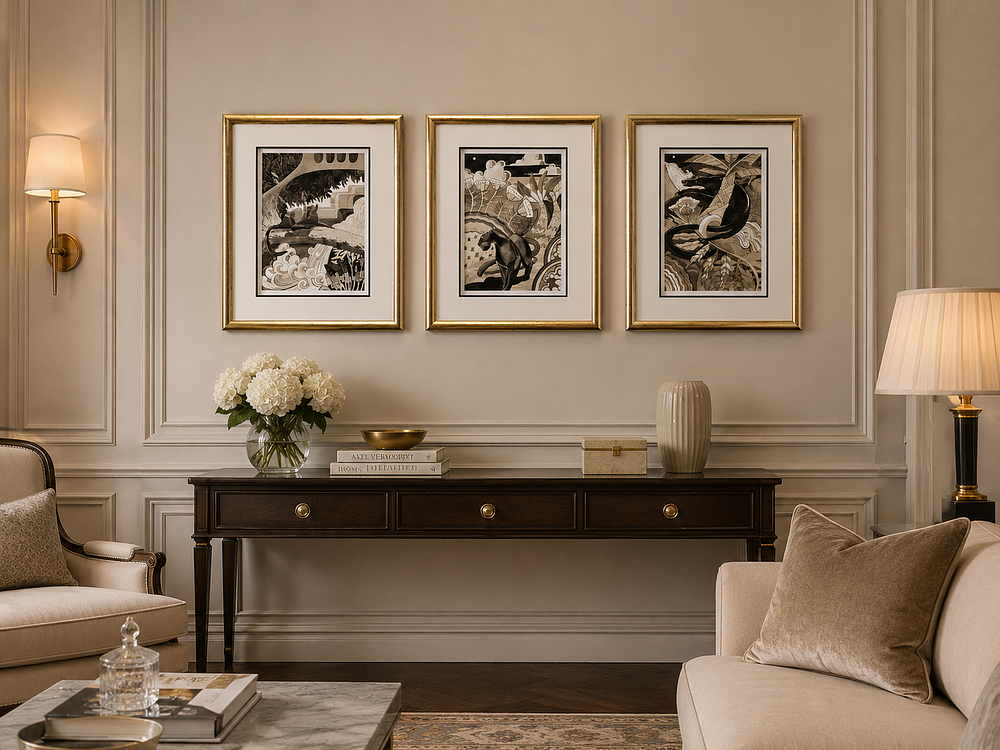 Lot 483: A Set of 4 x Fine Art Prints, After Norbertine von Bresslern-Roth
