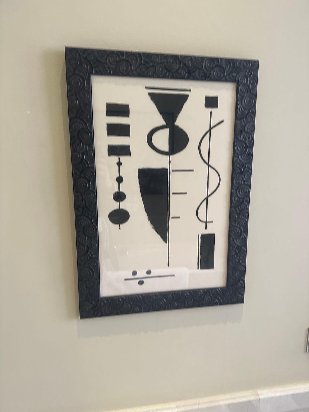 Lot 973: Framed Abstract Print, After 'Formspiel' (c.1948) by Max Ackermann