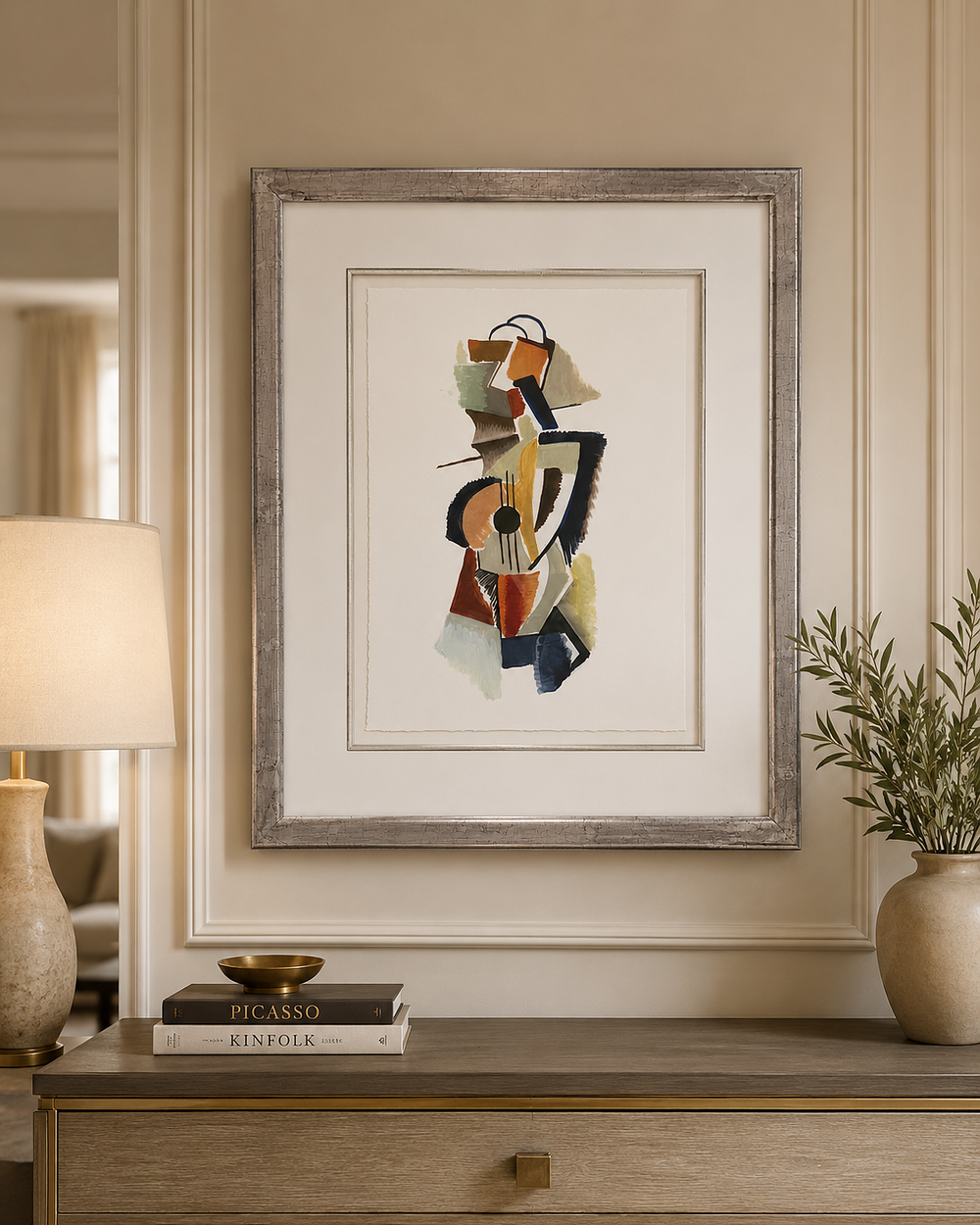 Lot 1036: A Cubist Graphic Art Print After Albert Gleizes (1881–1953)