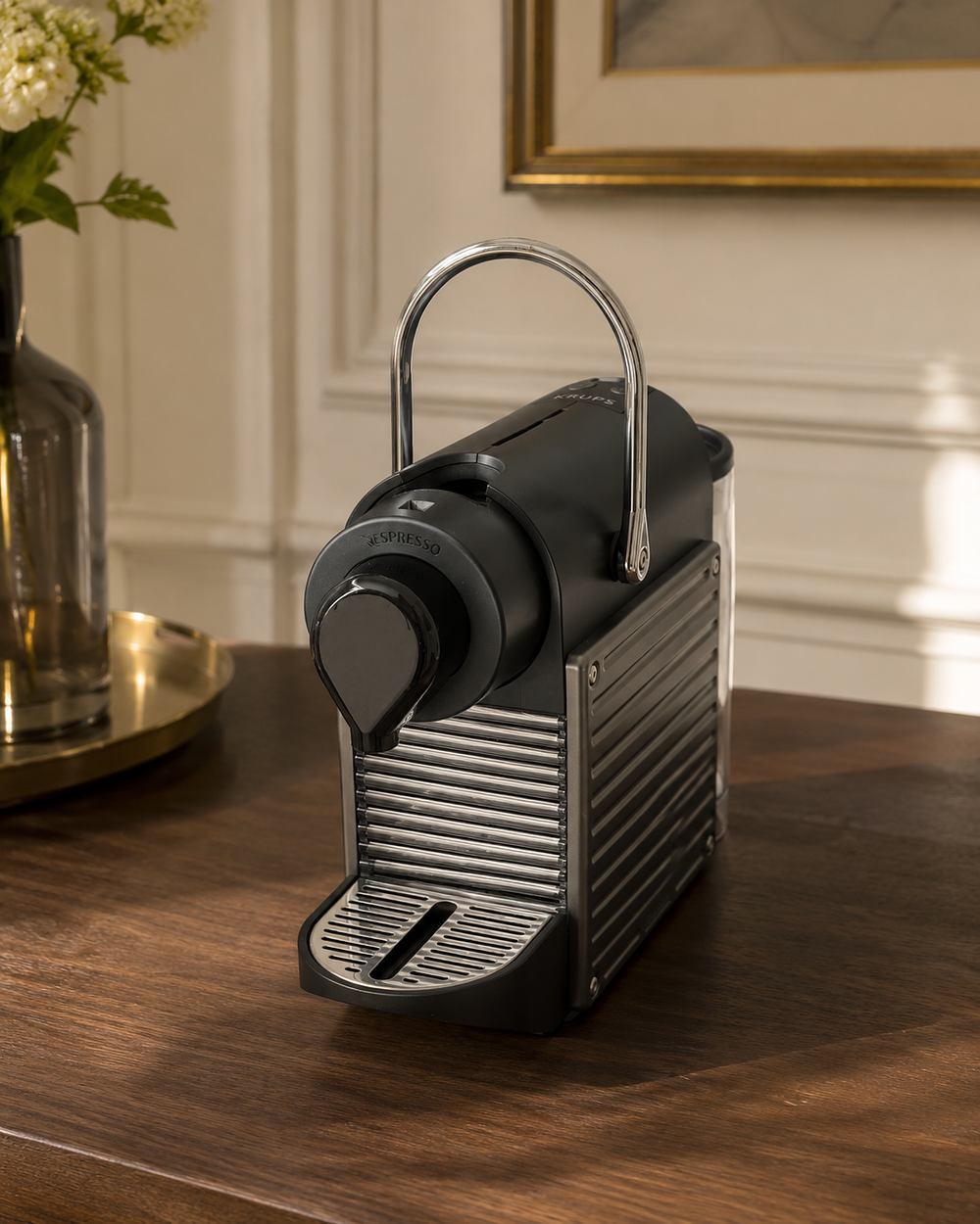 Lot 1247: A Nespresso "Pixie" Coffee Pod Machine by Krups