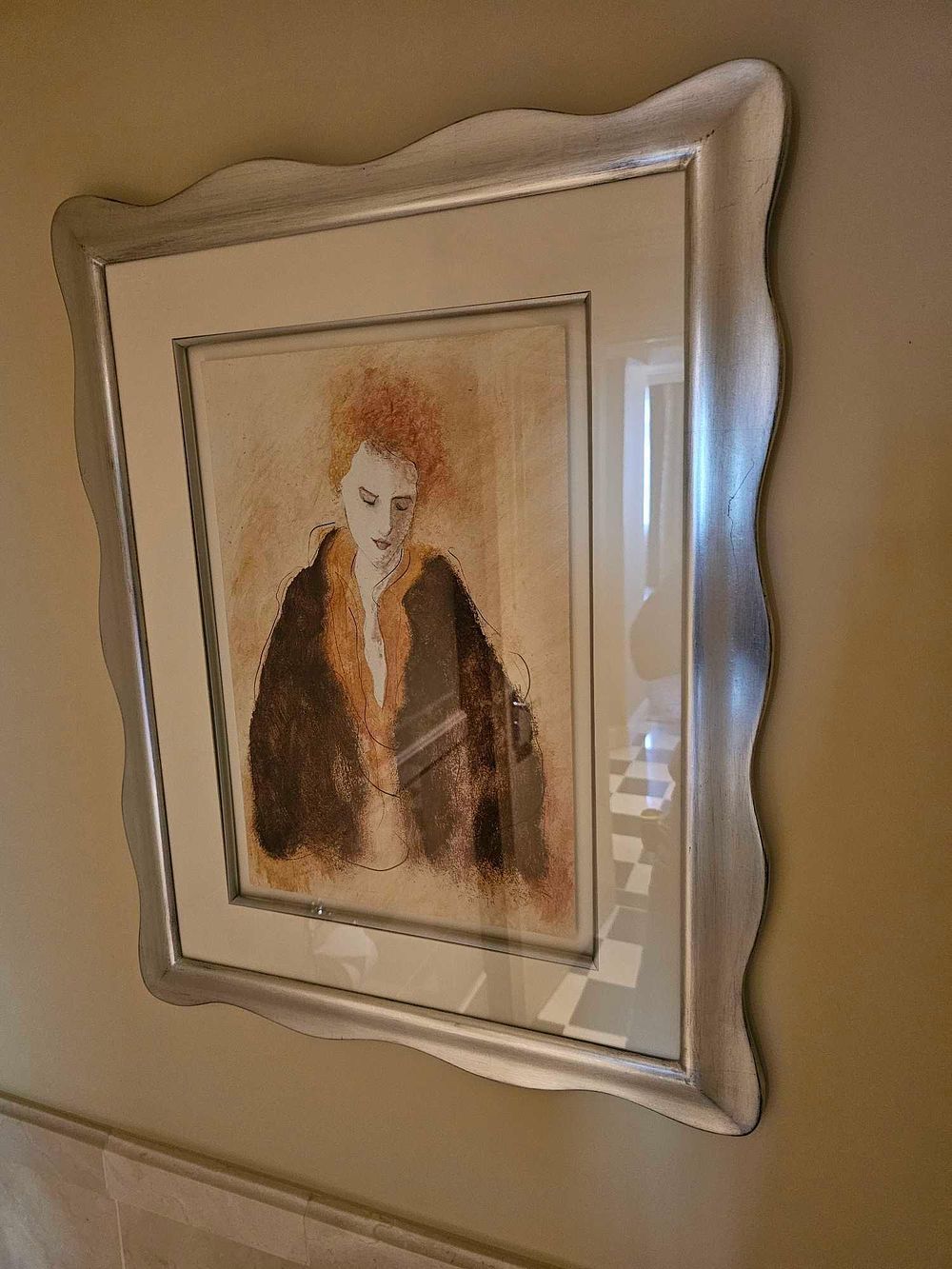 Lot 1862: A Framed Fine Art Print After Roy Fairchild-Woodard (British 1953) contemporary decorative print