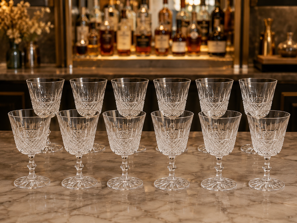 Lot 16B: 12 x John Jenkins Kinvarra Sherry/Cocktail Goblet Capacity 110ml / 4oz [Part # 8139] Lot closed