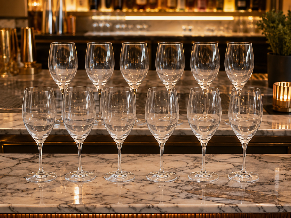 Lot 20B: 12 x John Jenkins Reserve Champagne Flute Capacity 170ml / 6oz [Part # 5151] Lot closed