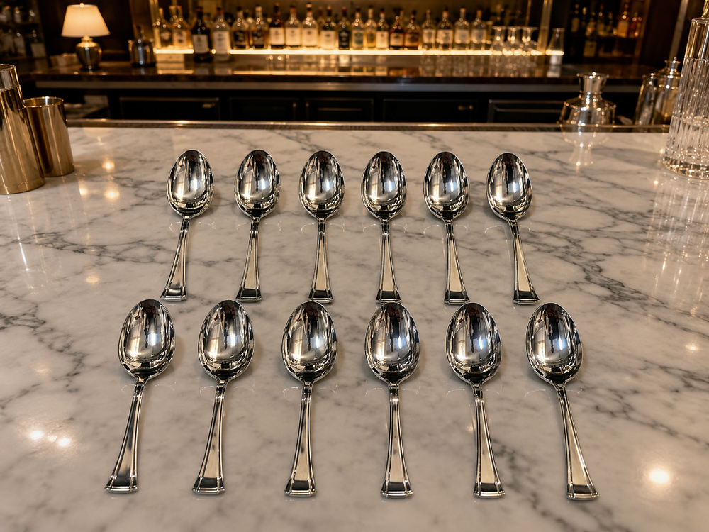 Lot 42A: 12 x Sambonet Continental Serving spoon