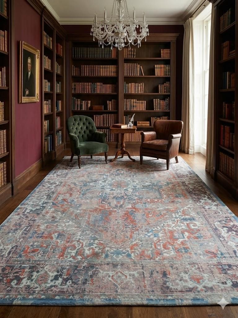 Lot 210: Louis De Poortere Antiquarian "Classic Brick" Rug