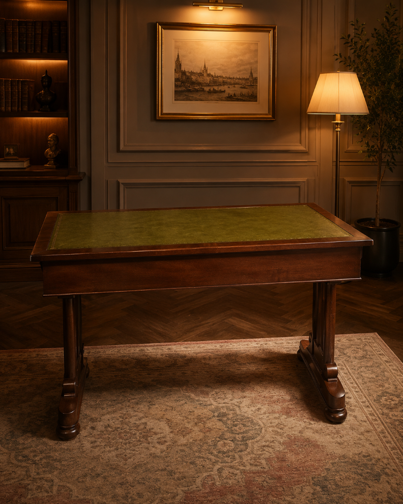 Lot 241: A William IV Style Mahogany Writing Desk and Chair