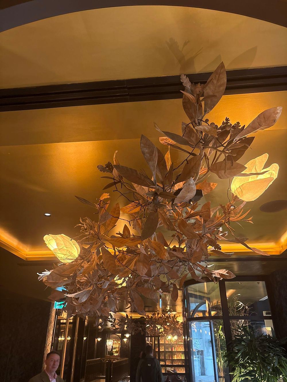 Lot 404: A Magnificent Pair of Custom "Magnolia" Forged Iron Sculptural Chandeliers – Cox London