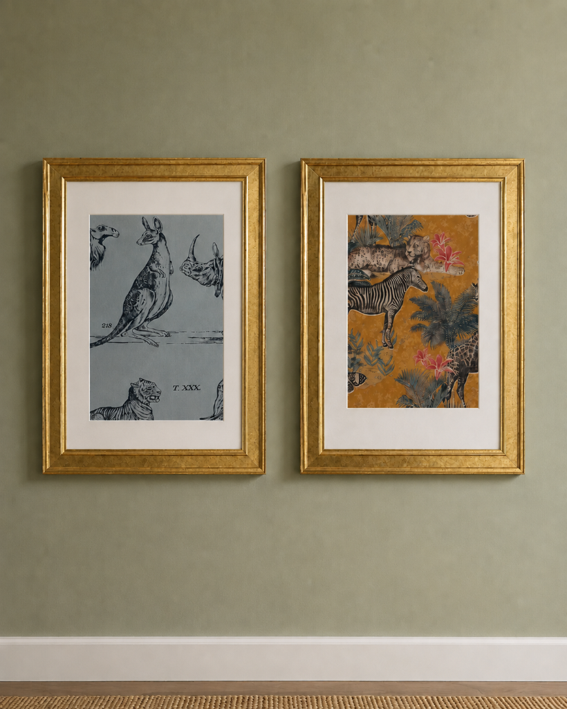 Lot 2476: 3 x framed wall art prints