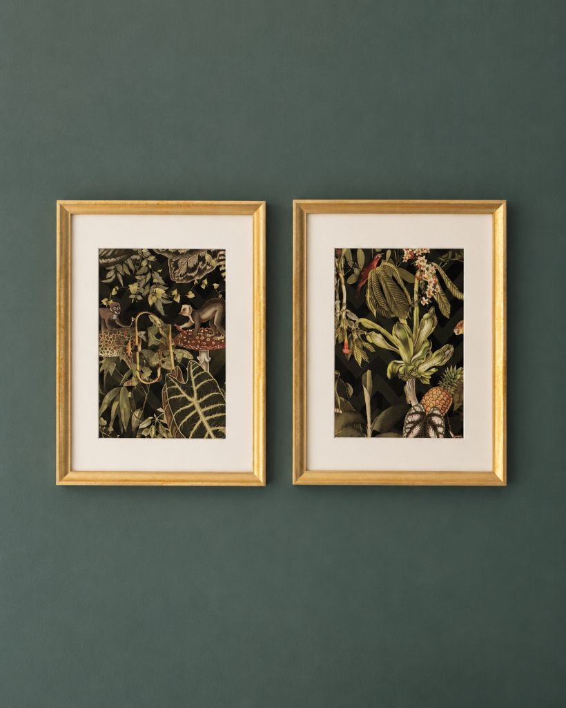 Lot 2510: 4 x framed wall art prints