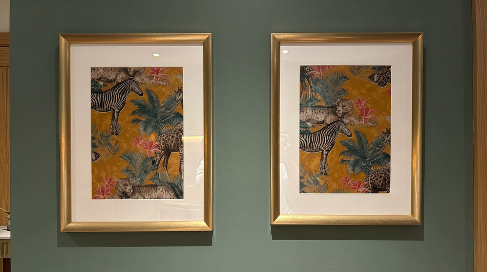 Lot 2527: Framed wall art print