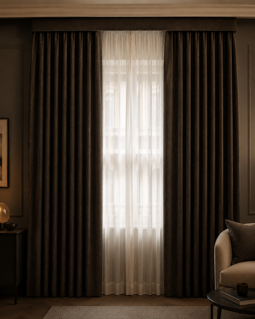 Lot 2573: 3 x pairs Fully lined pencil pleat drapes 100 x 190