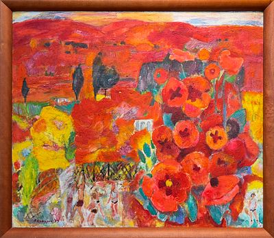 Кокурин Валерий Григорьевич (1930-2019), "Играют в волейбол", 1965.