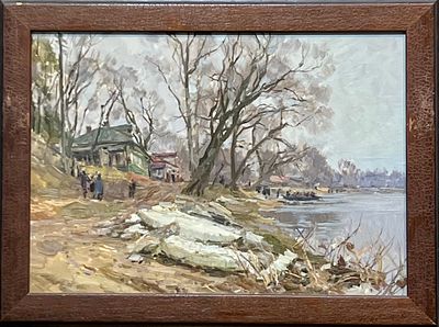 Лебедев Дмитрий Васильевич (1905 –1987). У озера. 1954.