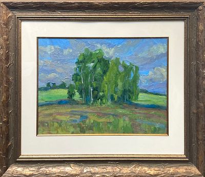 Смирнов Альфред Михайлович (1935-2009). Берёзы. 1978.